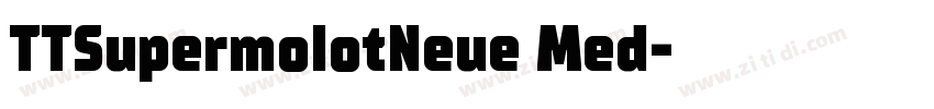 TTSupermolotNeue Med字体转换